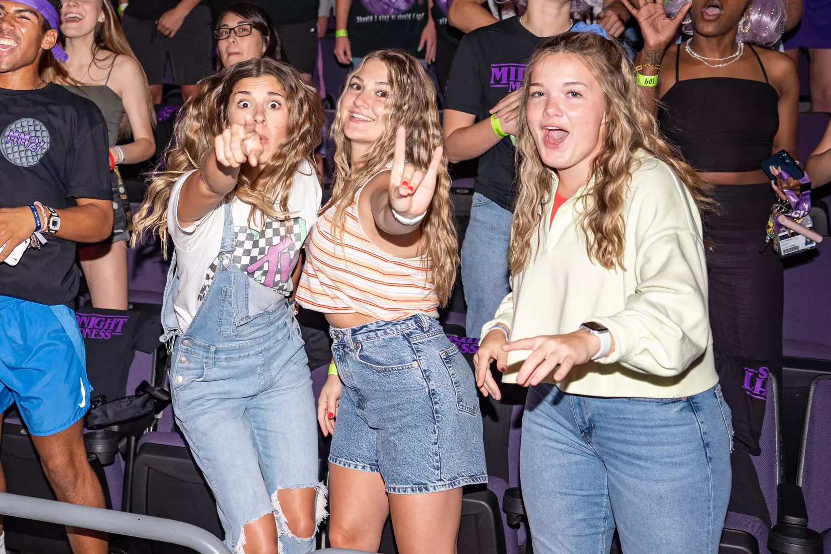 PHOENIX, AZ - October 1: The GCU Havocs pack GCU Arena for the unofficial tip-off to basketball season at 2021 Midnight Madness.