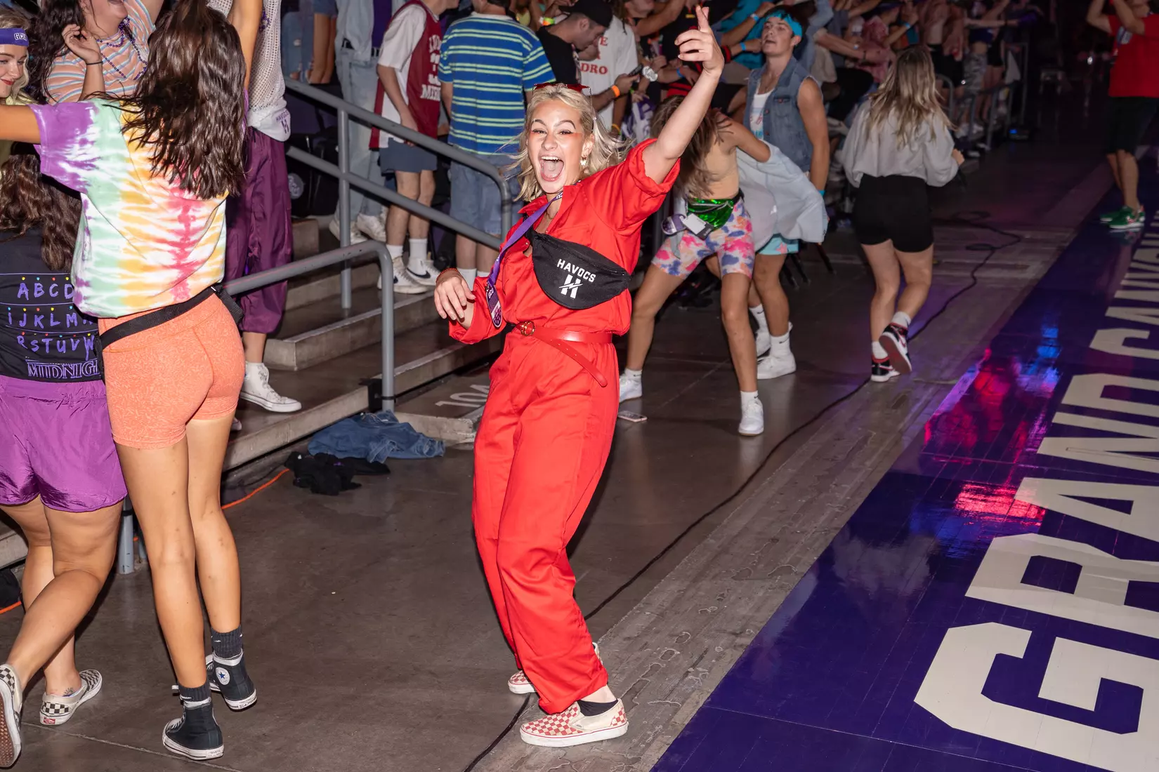 PHOENIX, AZ - October 1: The GCU Havocs pack GCU Arena for the unofficial tip-off to basketball season at 2021 Midnight Madness.