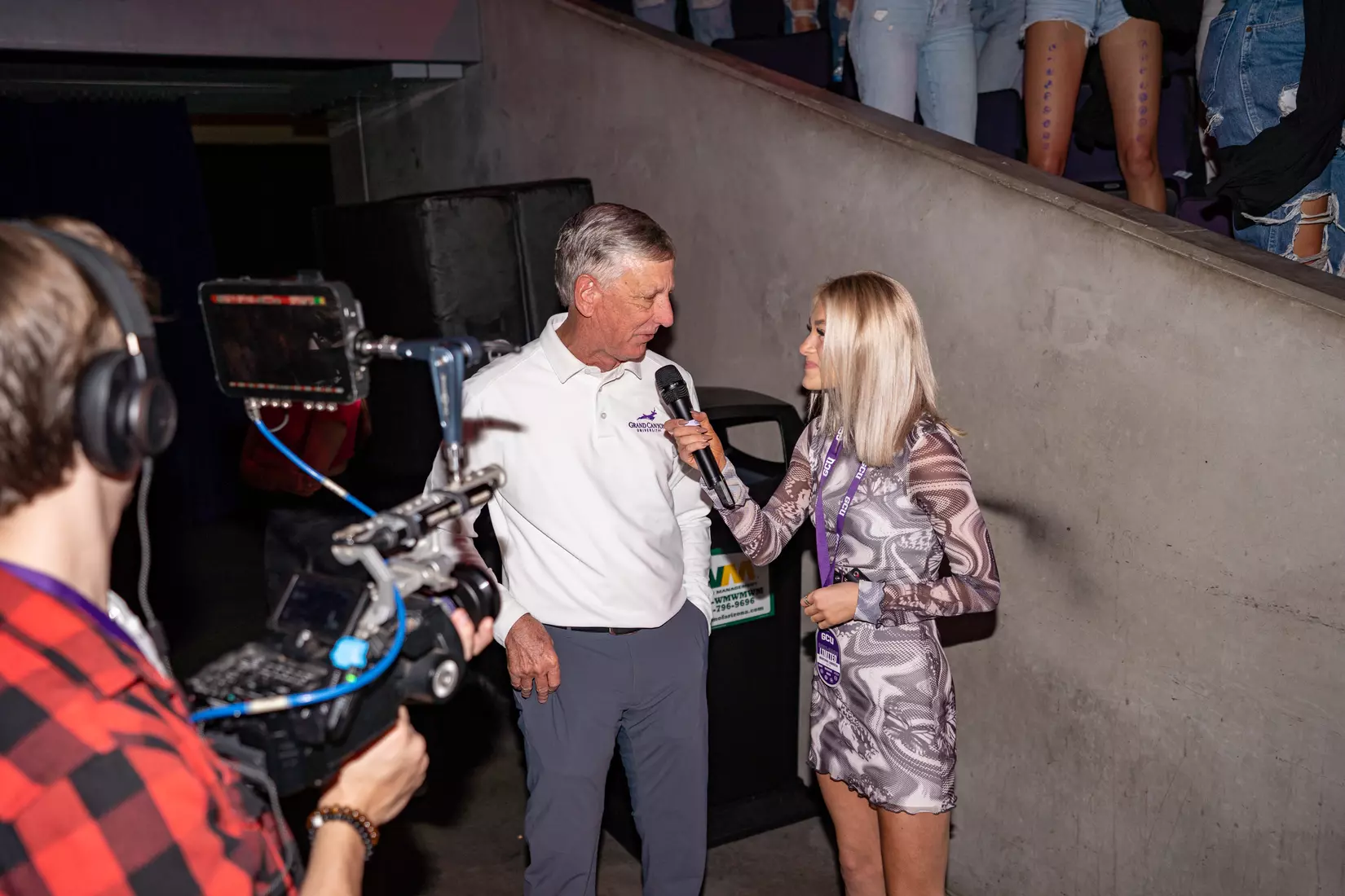 PHOENIX, AZ - October 1: The GCU Havocs pack GCU Arena for the unofficial tip-off to basketball season at 2021 Midnight Madness.