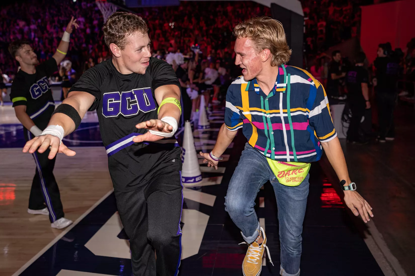 PHOENIX, AZ - October 1: The GCU Havocs pack GCU Arena for the unofficial tip-off to basketball season at 2021 Midnight Madness.