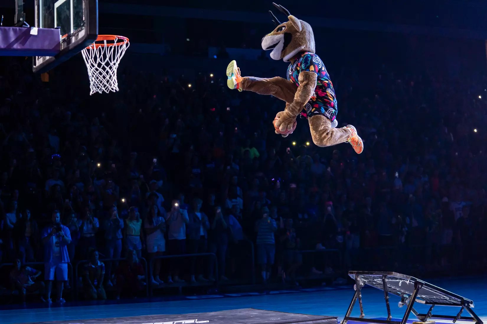 PHOENIX, AZ - October 1: The GCU Havocs pack GCU Arena for the unofficial tip-off to basketball season at 2021 Midnight Madness.