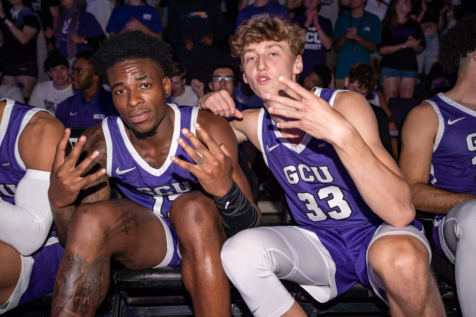 PHOENIX, AZ - October 1: The GCU Havocs pack GCU Arena for the unofficial tip-off to basketball season at 2021 Midnight Madness.
