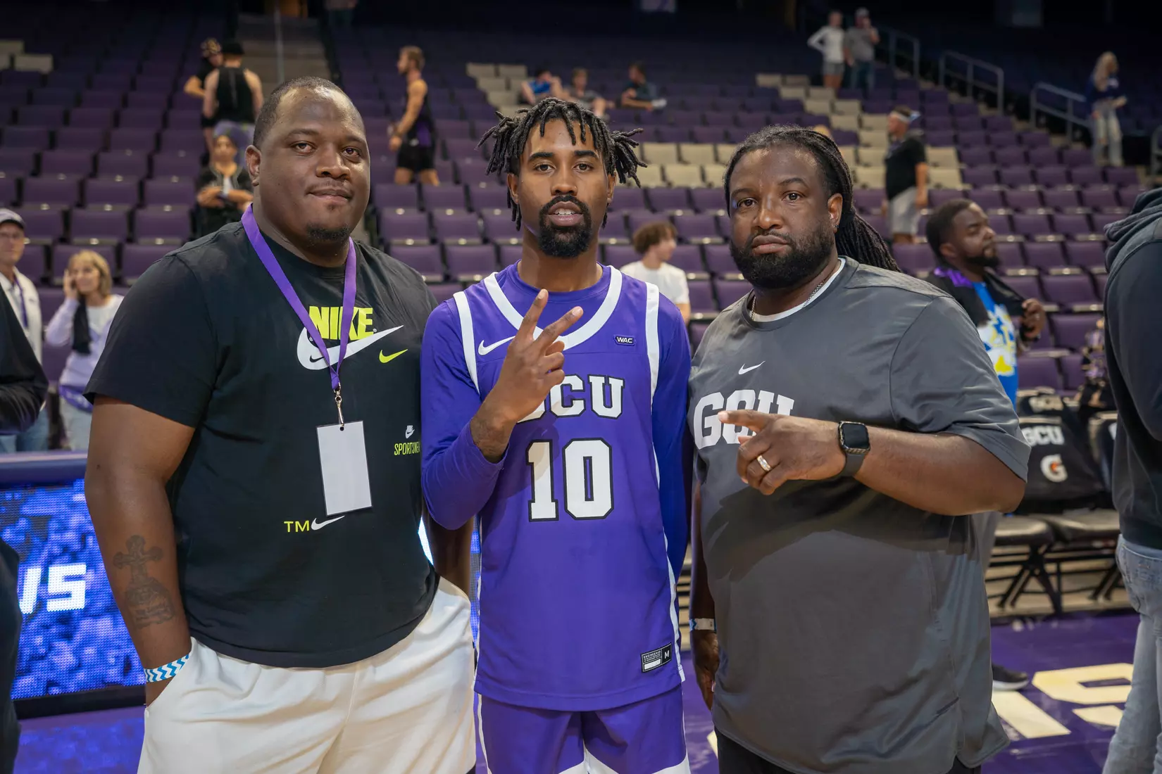 PHOENIX, AZ - October 1: The GCU Havocs pack GCU Arena for the unofficial tip-off to basketball season at 2021 Midnight Madness.