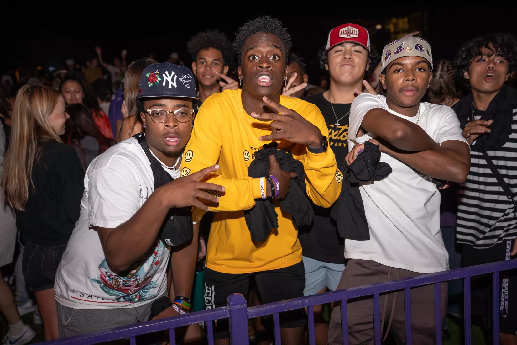 PHOENIX, AZ - October 1: The GCU Havocs pack GCU Arena for the unofficial tip-off to basketball season at 2021 Midnight Madness.