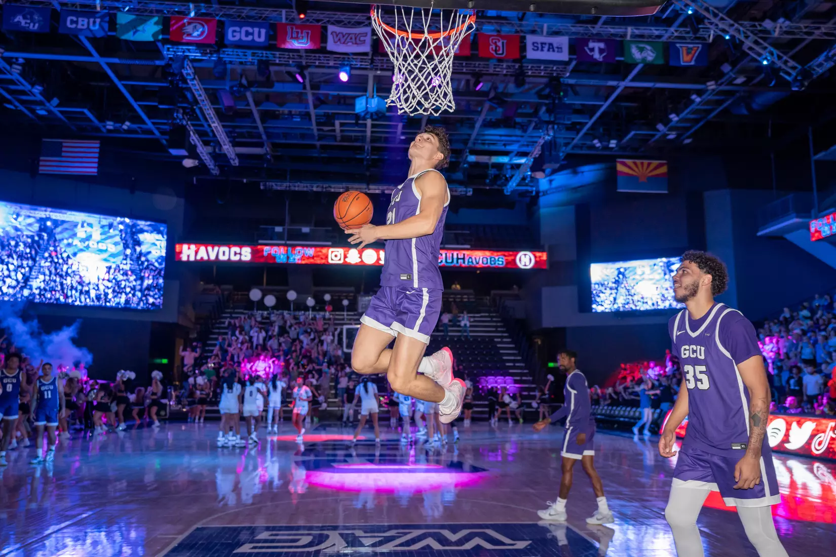 The GCU Havocs pack GCU Arena for the unofficial tip-off to basketball season at 2021 Midnight Madness.