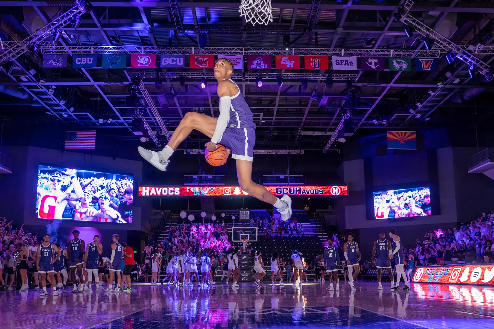 The GCU Havocs pack GCU Arena for the unofficial tip-off to basketball season at 2021 Midnight Madness.