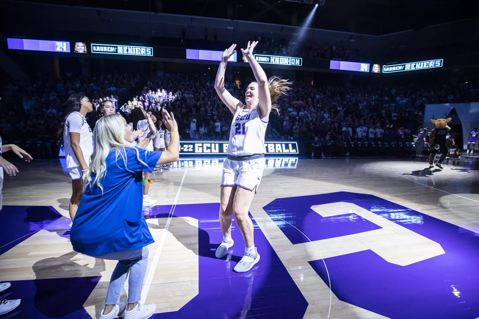 The GCU Havocs pack GCU Arena for the unofficial tip-off to basketball season at 2021 Midnight Madness.