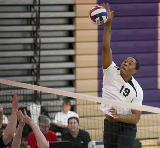 Chris Lockwood had 10 kills in Sunday's MIVA contest against Quincy.