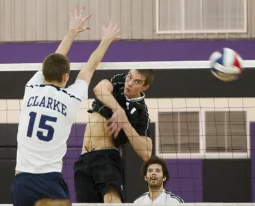 Connor Dougherty had 13 kills against USC Thursday.