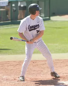 Junior outfielder Tyler Bair had four hits, two doubles, a home run and four RBIs in Sunday's 20-12 win over Hilo at Brazell Stadium.