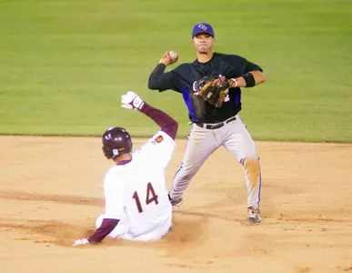 Gavin Tucker had a single and run scored at ASU Tuesday.
