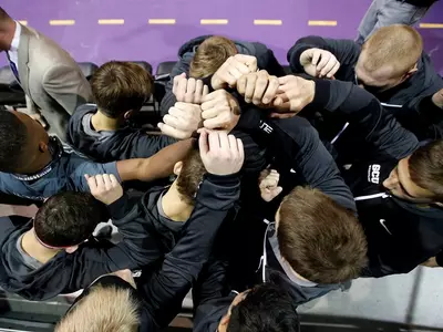 GCU Wrestling Huddle