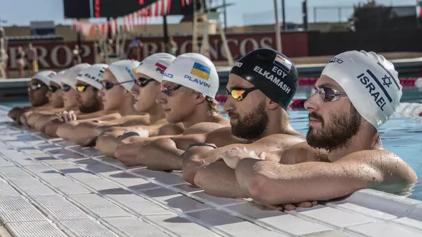 International swimmers