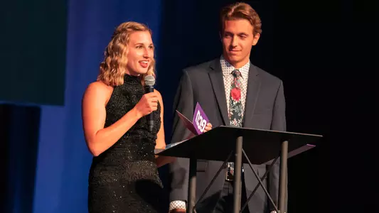 Paige Hildebrandt and Chris D'Angelo