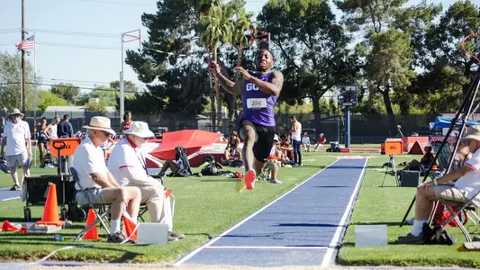 Senior jumper Tony Crosby takes off in Tucson