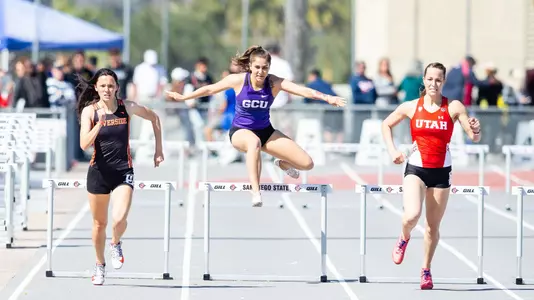 23 March 2019: The San Diego State Aztecs compete in the final day of the 41st Aztec Invitational at the SDSU Sports Deck
