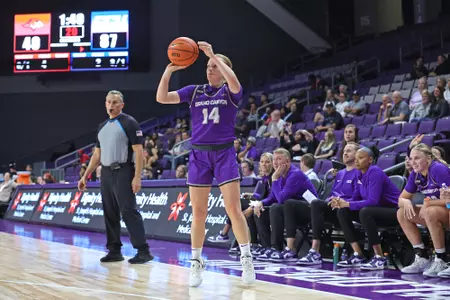 Phoenix, AZ Oct. 30,  2023:  GCU at  beats Benedictine 90-40 during their exhibition game GCU Arena.   Photo David Kadlubowski/GCU