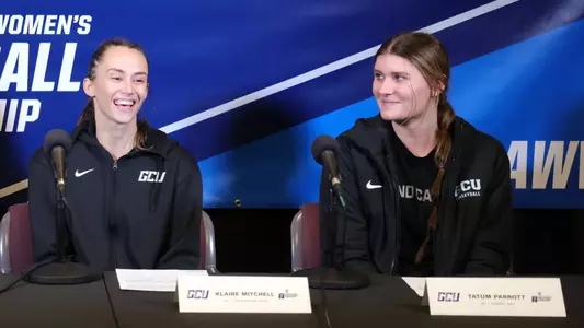 WVB: NCAA Press Conference ( Mitchell, Parrott)