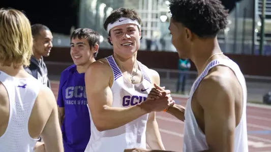 Kittleson after his 200m race