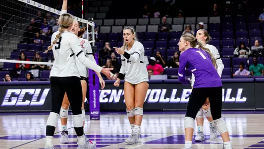 lopes celebrating after point