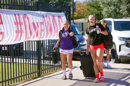 Abilene, Tx Nov 9, 2024 : Grand Canyon falls 3-2 to CBU in the WAC Championship match at Abilene Christian University. David Kadlubowski/GCU