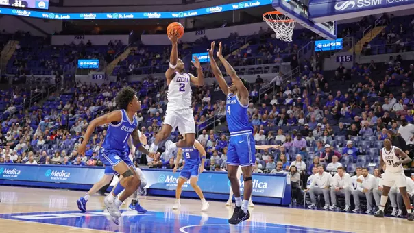 St. Louis Nov. 15, 2025: The Lopes are overpowered by the Saint Louis University Billikens at at Chaifetz Arena, David Kadlubowski / GCU