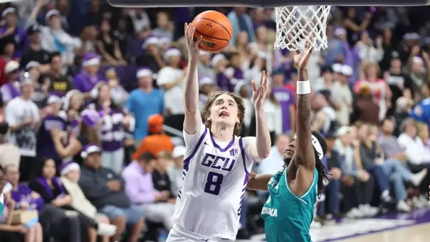 Phoenix, AZ Dec. 13, 2025: The Lopes earn a 82-61 win over Coastal Carolina at Global Credit Union Arena. David Kadlubowski/GCU