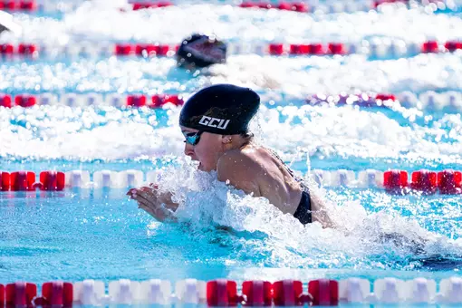 kate mid breaststroke