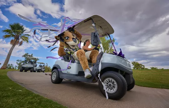 Phoenix, AZ Sept. 19, 2025 : The Grand Canyon University Dance Team annual golf tournament at GCU Golf Course. David Kadlubowski/GCU