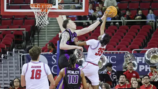 Fresno, CA Jan. 24, 2026: The Lopes win 68-57 against Fresno State at Save Mart Center. David Kadlubowski/GCU