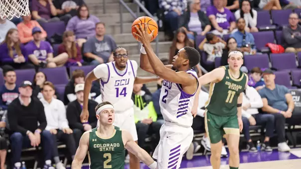 Phoenix, AZ Jan. 3,, 2025: The Lopes fall 70-60 to Colorado State in their Mountain West home debut at Global Credit Union Arena. David Kadlubowski/GCU
