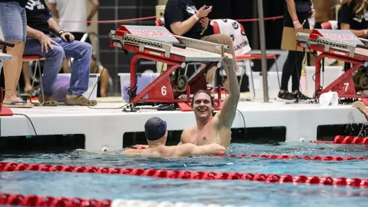 carter and jasu celebrating after iM final