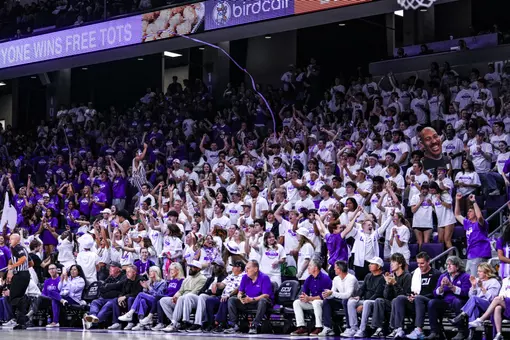 Phoenix, AZ Feb. 25, 2026: The Lopes dominate UNLV 80-67 at Global Credit Union Arena.