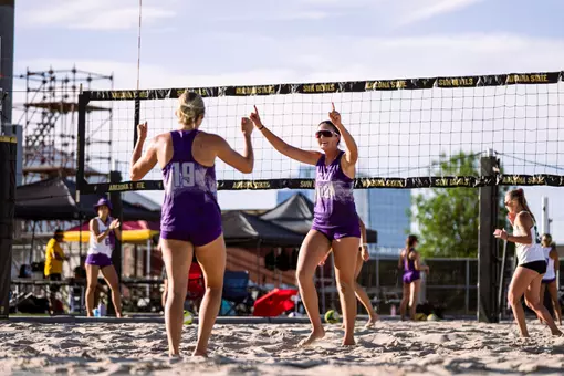 Phoenix, AZ - April 4, 2026, GCU Beach Volleyball wins 4-1 over Stetson at Arizona State Beach Volleyball Courts. (Photo by: Brayden Stenner/GCU).
