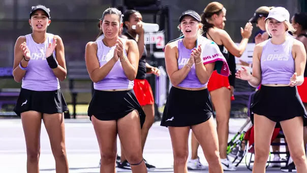 Women's tennis foursome