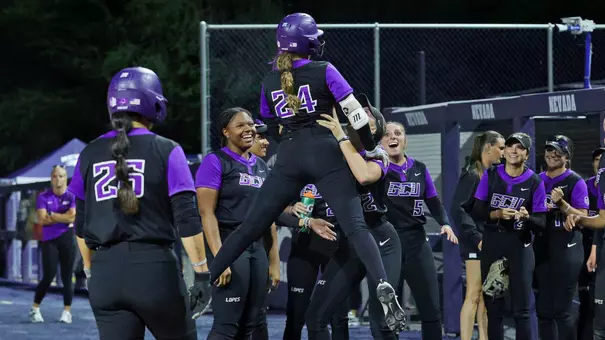 Shiflett home run celebration