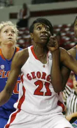 Porsha Phillips had UGA's most rebounds in 24 seasons.