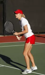 Freshman Lilly Kimbell is seeded in singles and doubles this weekend
