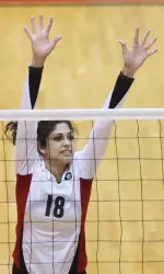 Gonzalez now ranks second all-time at UGA in career block assists with 400.