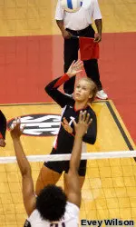 Sophomore Brittany Northcutt led the Bulldogs with 13 kills vs. 13th-ranked Florida on Sunday.