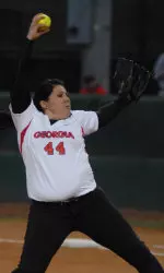 Morgan Montemayor struck out eight batters vs. Arizona on Saturday.