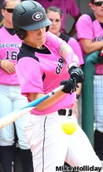 Senior Brianna Hesson hit her 12th home run of the season on Friday night vs. Ole Miss.