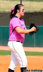 Sophomore Alison Owen improved to 14-2 with four shutout innings vs. Georgia Southern.