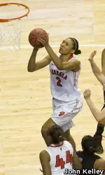 Ebony Jones made significant strides as a sophomore at UGA, just her second season as a "full-time" basketball player.