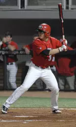 Levi Hyams hit two home runs in Sunday's 7-6 win.