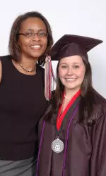 Grace Taylor Johnson with UGA Executive Associate Athletic Director Dr. Carla Williams
