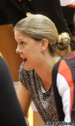Lizzy Stemke won her debut at the helm of the Georgia program on Friday night.