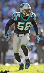 Thomas Davis #58 of the Carolina Panthers