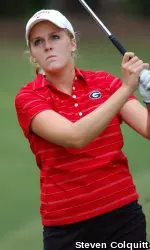 Emilie Burger (above) and Marta Silva Zamora were UGA's top finishers at last year's Mason Rudolph, tying for fourth.
