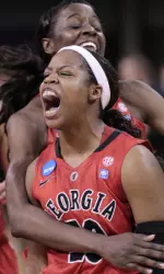 Georgia's NCAA win over Florida State was one a school-record 20 TV dates last season.